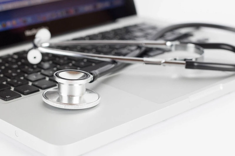 "Doctor Stethoscope On Laptop KeyPad" by focusonmore.com